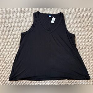 V Neck Drop Tank